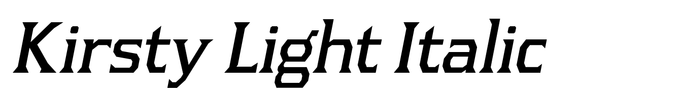 Kirsty Light Italic